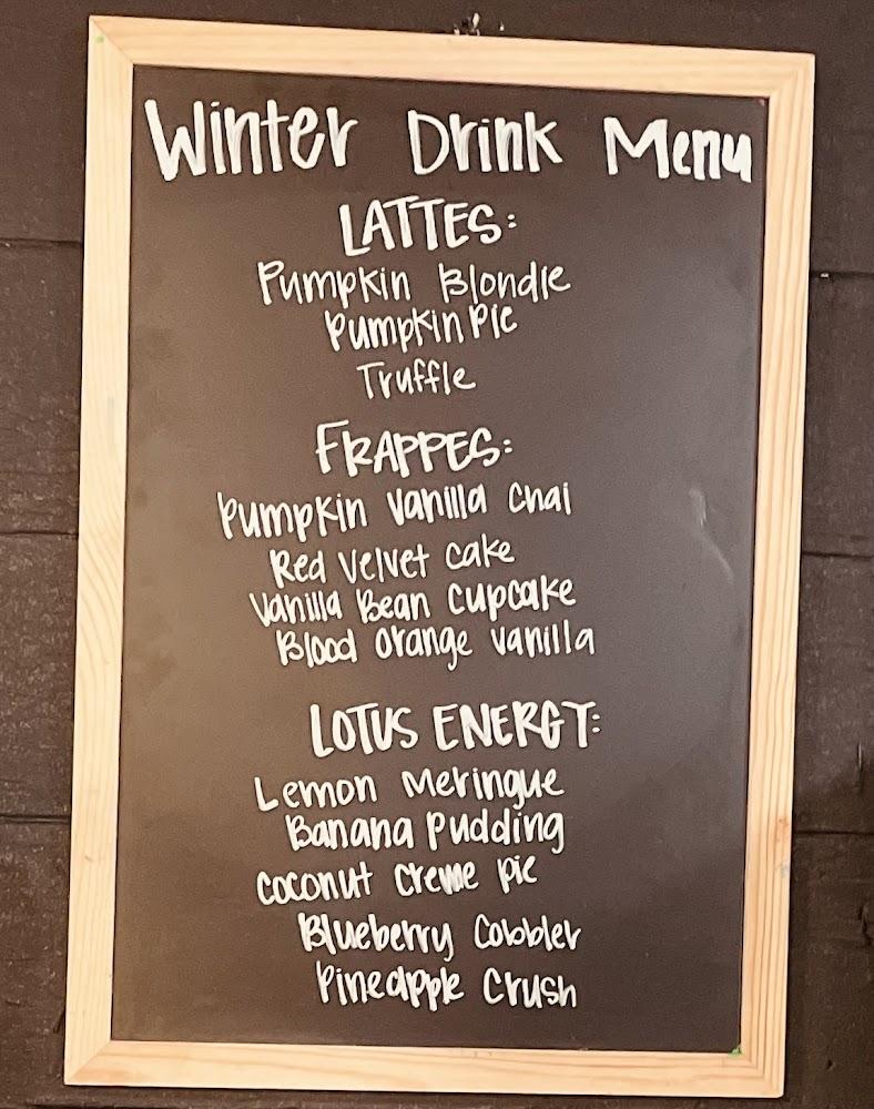 Backstreet Books & Cafe Menu image 1